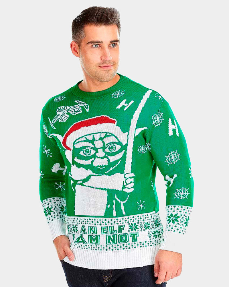 sueter de Navidad Parejas Yoda Star Wars Hombre
