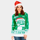sueter de Navidad Parejas Yoda Star Wars Mujer