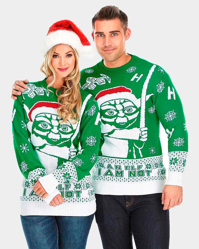 sueter de Navidad Parejas Yoda Star Wars