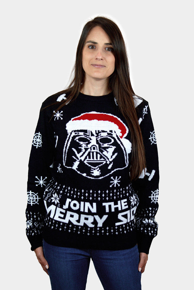 Suéter de Navidad Join The Merry Side para mujer