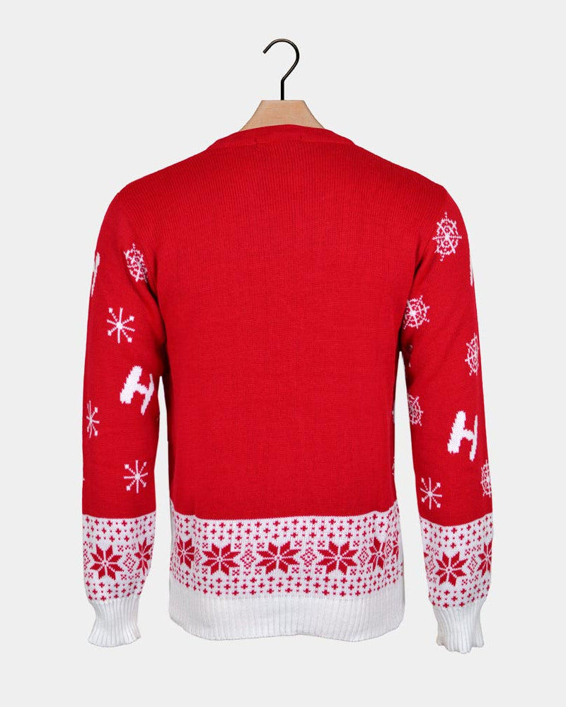 Suéter de Navidad Star Wars Wookiee espalda