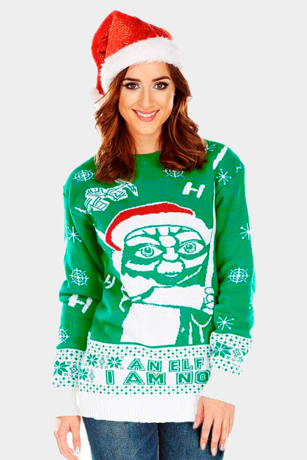 sueter de Navidad Star Wars Mujer y Hombre I am Not an Elf