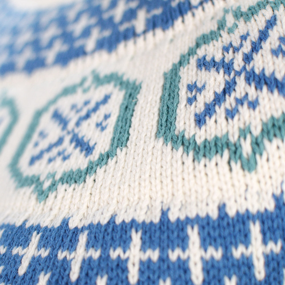 Suéter para Mujer de Algodón Orgánico Glacier azul