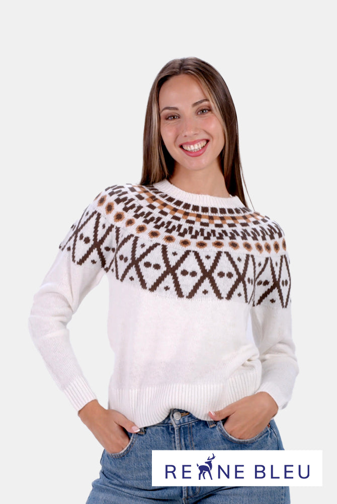 Suéter para Mujer de Lana Mohair Black Forest