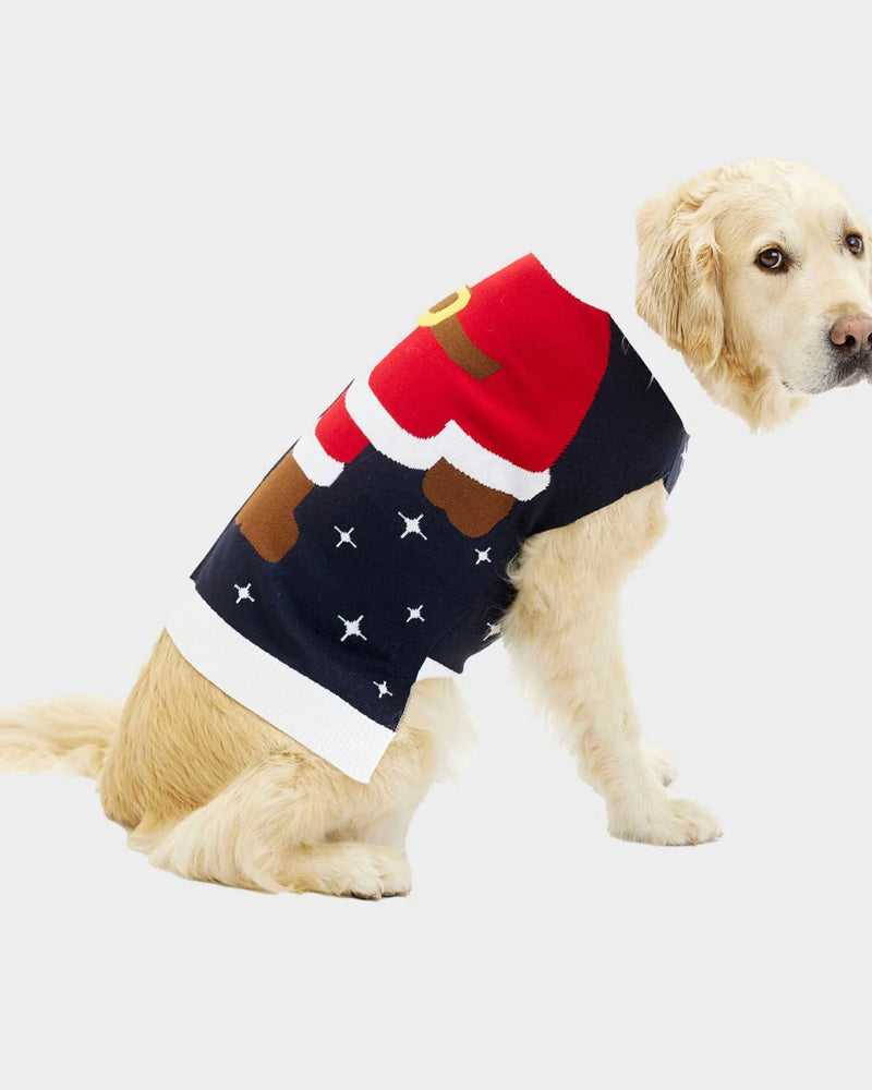 Suéter de Navidad para Perros Traje Santa