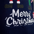 sueter Navideño para Hombre Papá Noel y Elfo Detalle