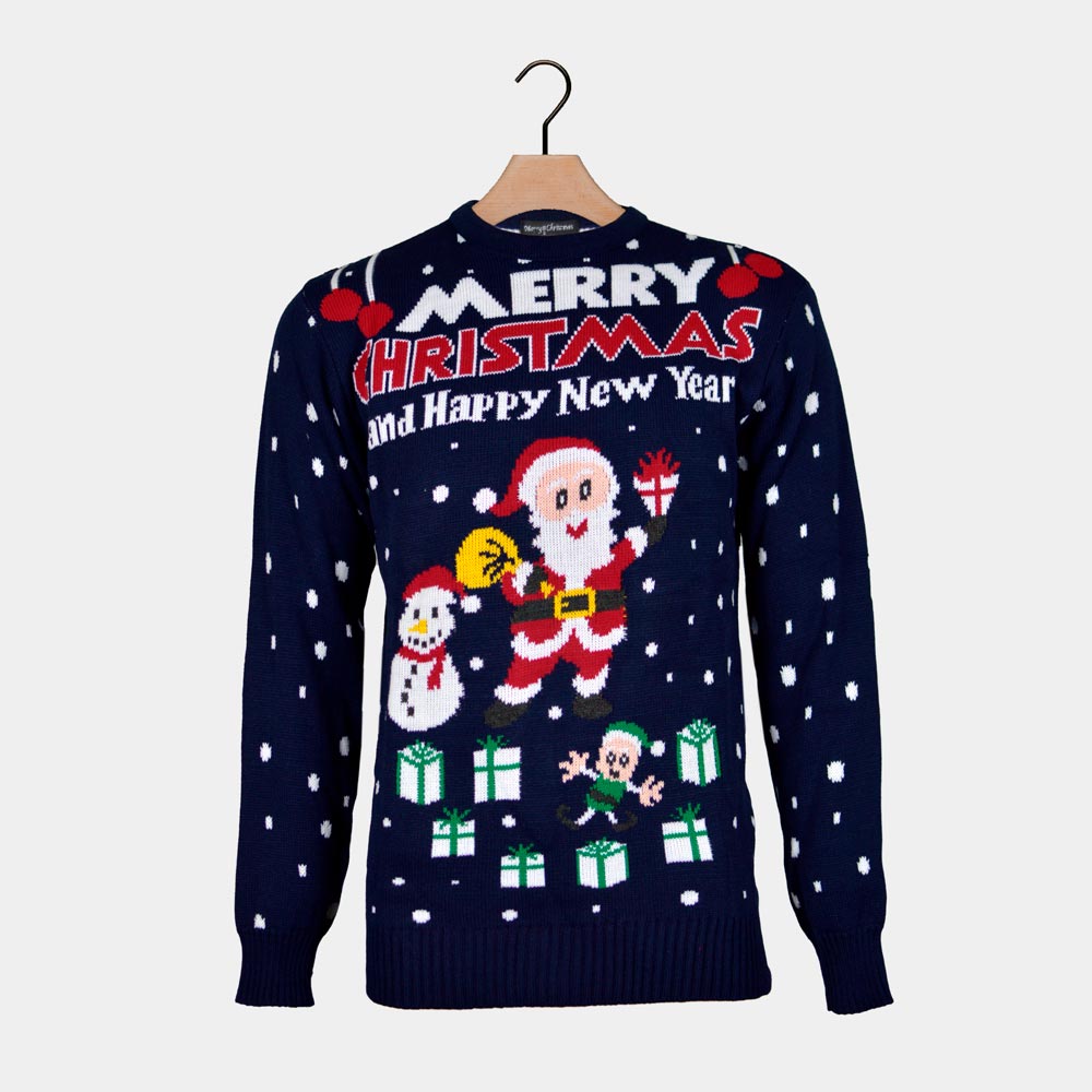 sueter Navideño para Mujer Merry Christmas and Happy New Year