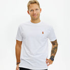 playera de Navidad para Hombre y Mujer Gingercookie Blanca 

