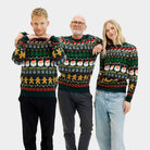Suéter de Navidad para Mujer Verde Happy Holidays Hombres