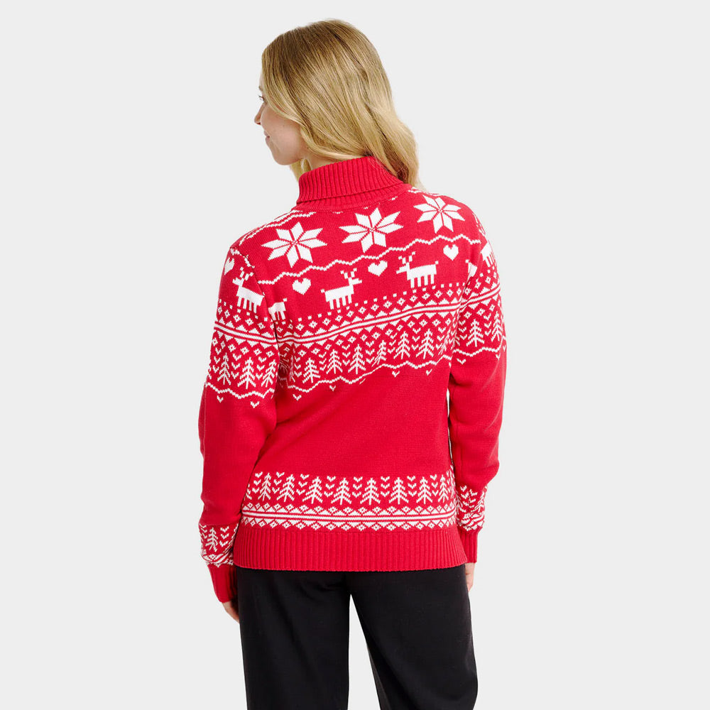 Suéter de Navidad cuello alto para Mujer Greenlandish Algodón Orgánico
