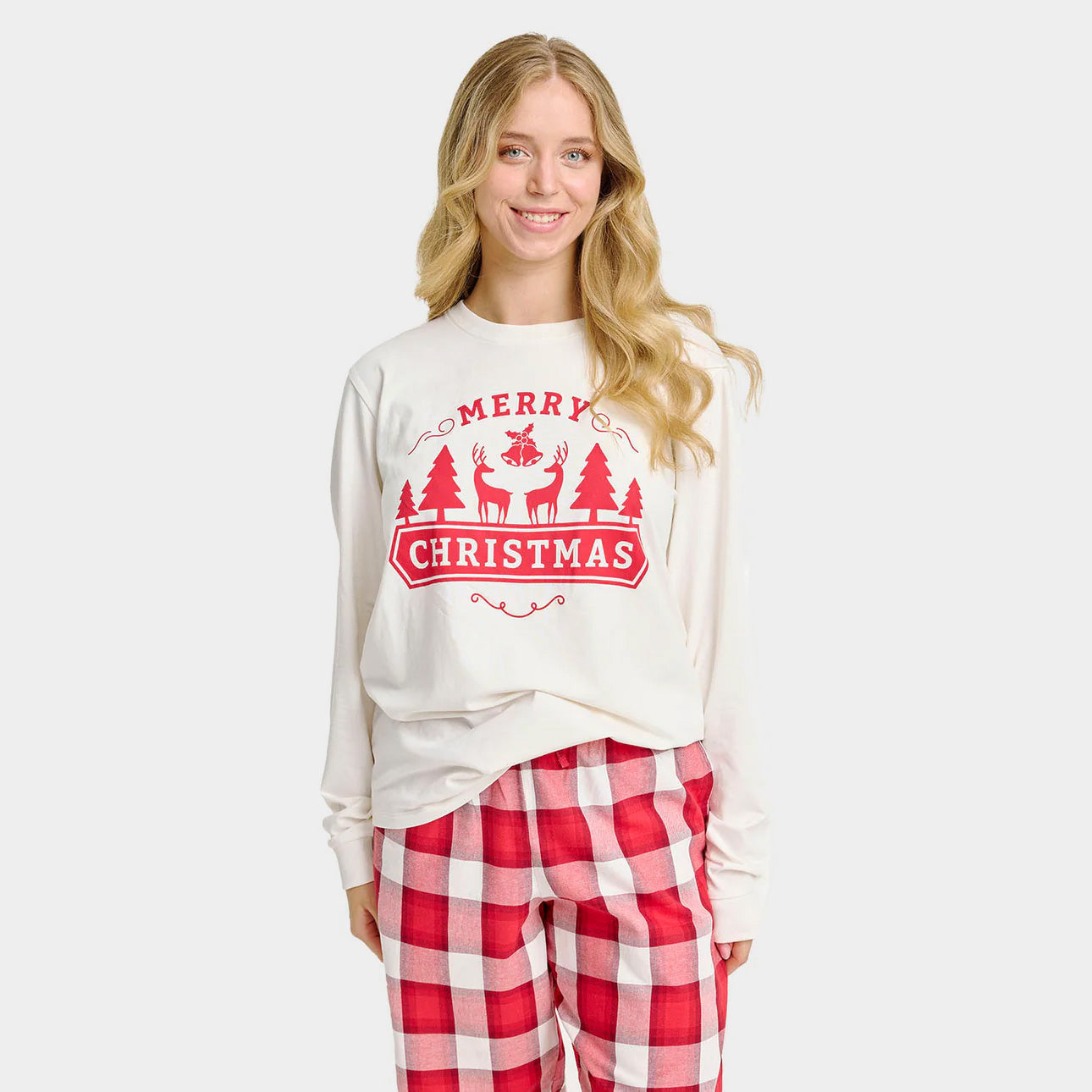 Pijama Navideña Mujer Adultos Unisex Merry Christmas
