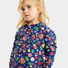 Pijama Navideña Niños Azul Motivos Navideños