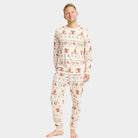 Pijama Navideña para Familia Gingercookies Beige Hombre