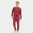 Pijama Navideña para Hombre Unisex Rojo Ho Ho Ho
