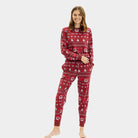 Pijama Navideña para Mujer Unisex Rojo Ho Ho Ho
