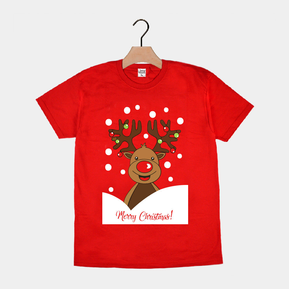 Playera Navideña Merry Christmas Reno