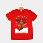 Playera Navideña Merry Christmas Reno