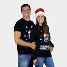 Playera Navideña para Hombre y Mujer Star Wars Darth Vader Parejas
