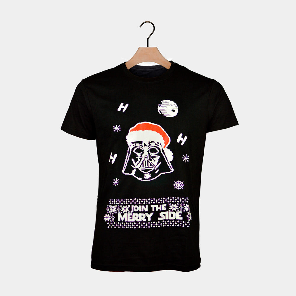 Playera Navideña para Hombre y Mujer Star Wars Darth Vader