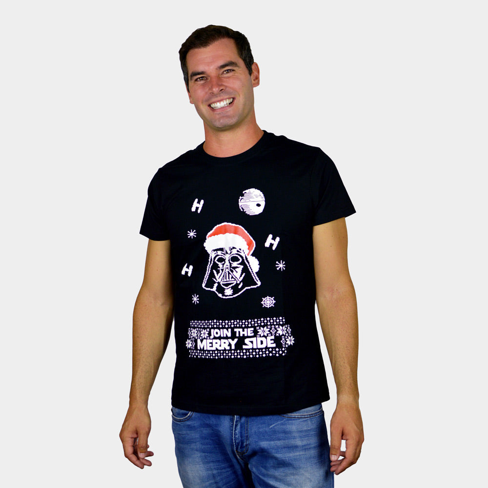 Playera Navideña para Hombre Star Wars Darth Vader