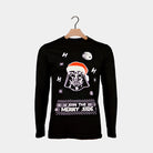 Playera Navideña Hombre y Mujer Manga Larga Star Wars Darth Vader