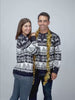 Suéter de Navidad para Mujer y Hombre 
Azul Polo Norte