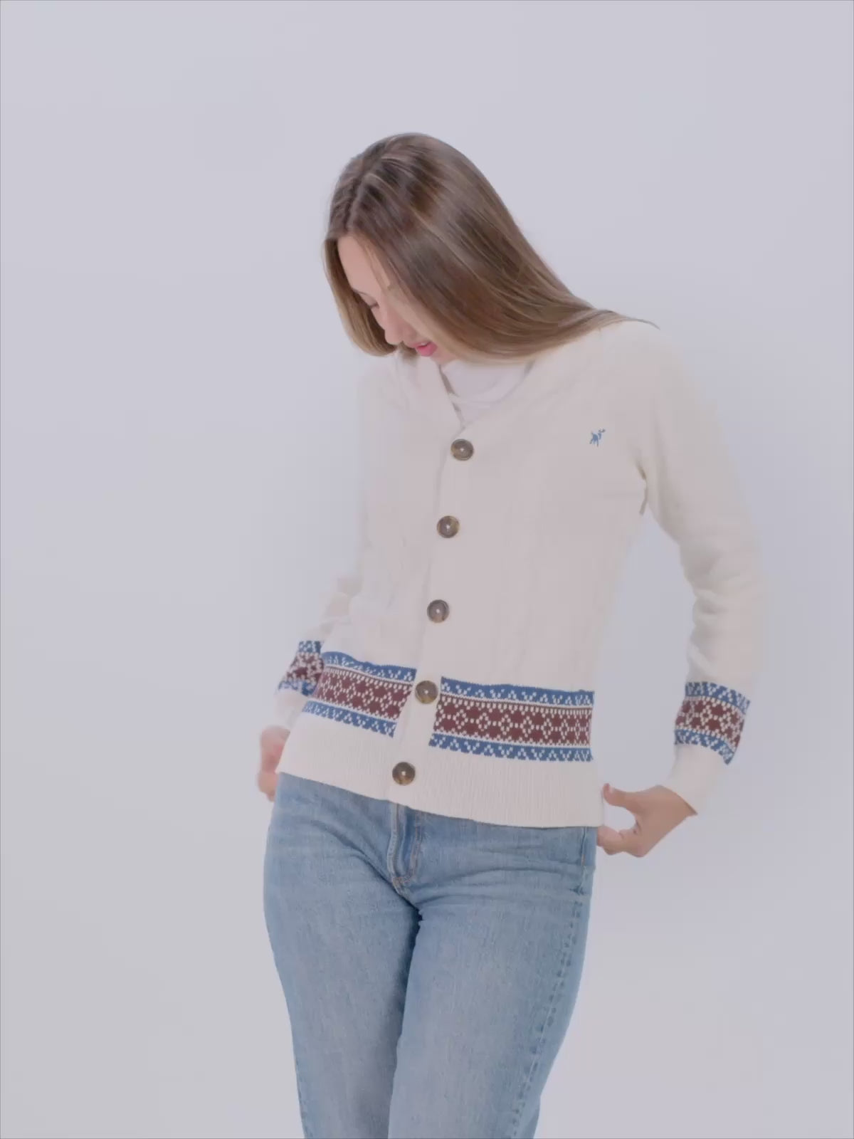 Suéter para Mujer y hombre Cárdigan de Algodón Orgánico Renne