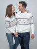 Suéter de Navidad para Mujer y Hombre Blanco Elegante Alaska