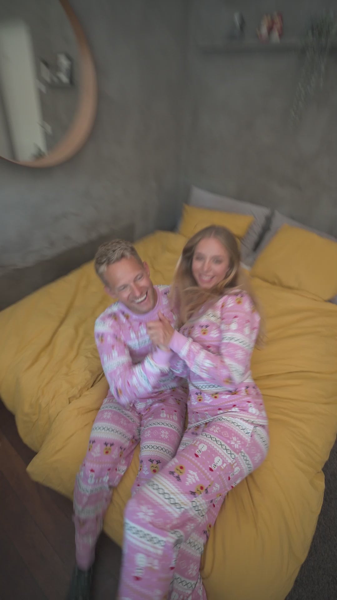 Pijama Navideña Pareja Mujer y Hombre