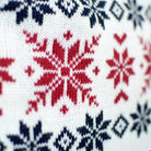 Suéter de Navidad para Familia Santa y Rudolph Sonrientes Detalle Nieve