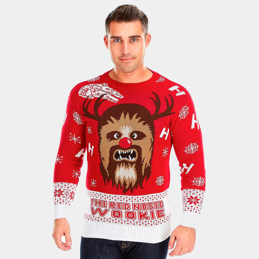 sueterNavideño Hombre Chewbacca Star Wars