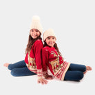 sueter de Navidad para Niña Rojo con Renos Bebé Baby