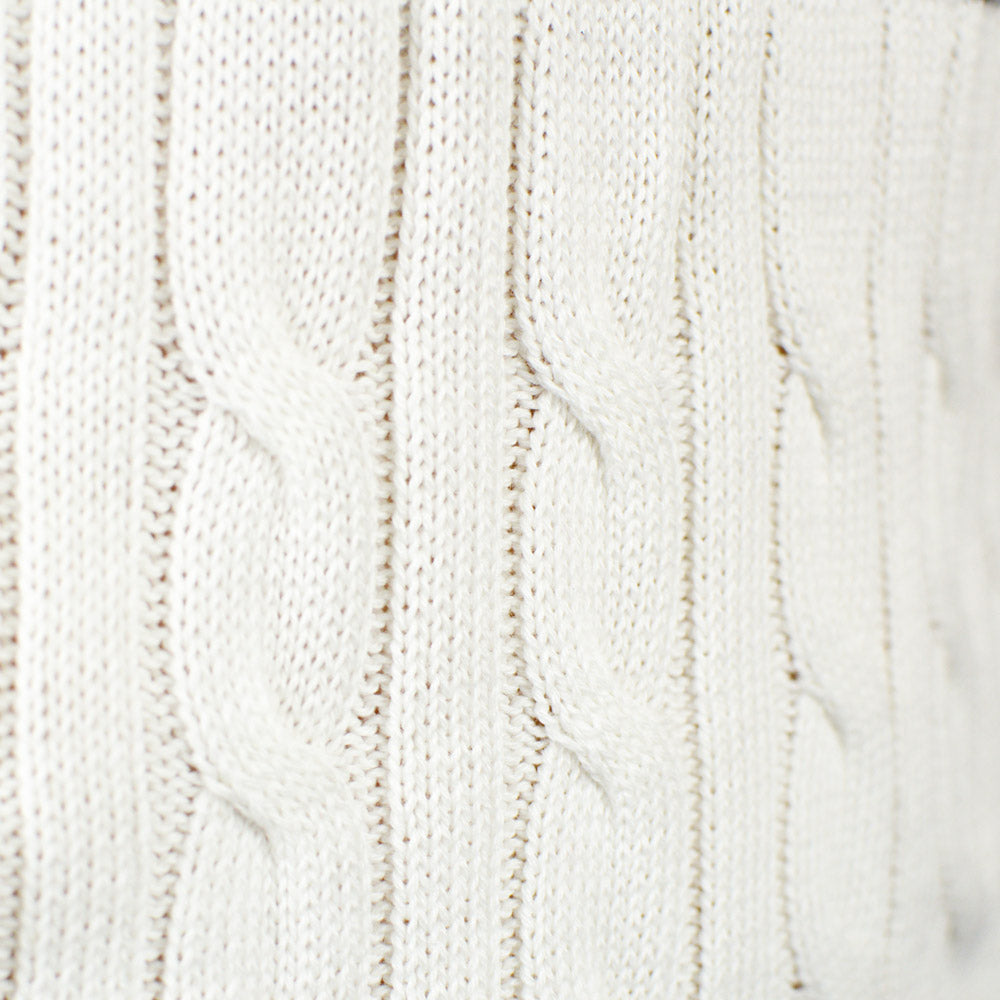 Suéter de Navidad Hombre Algodón Orgánico Elegante Blanco Renos 
