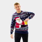 Hombre Suéter de Navidad Beer Pocket 3D