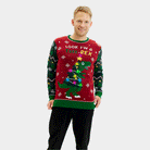 Suéter de Navidad Luces LED Hombre Christmas Tree-Rex
