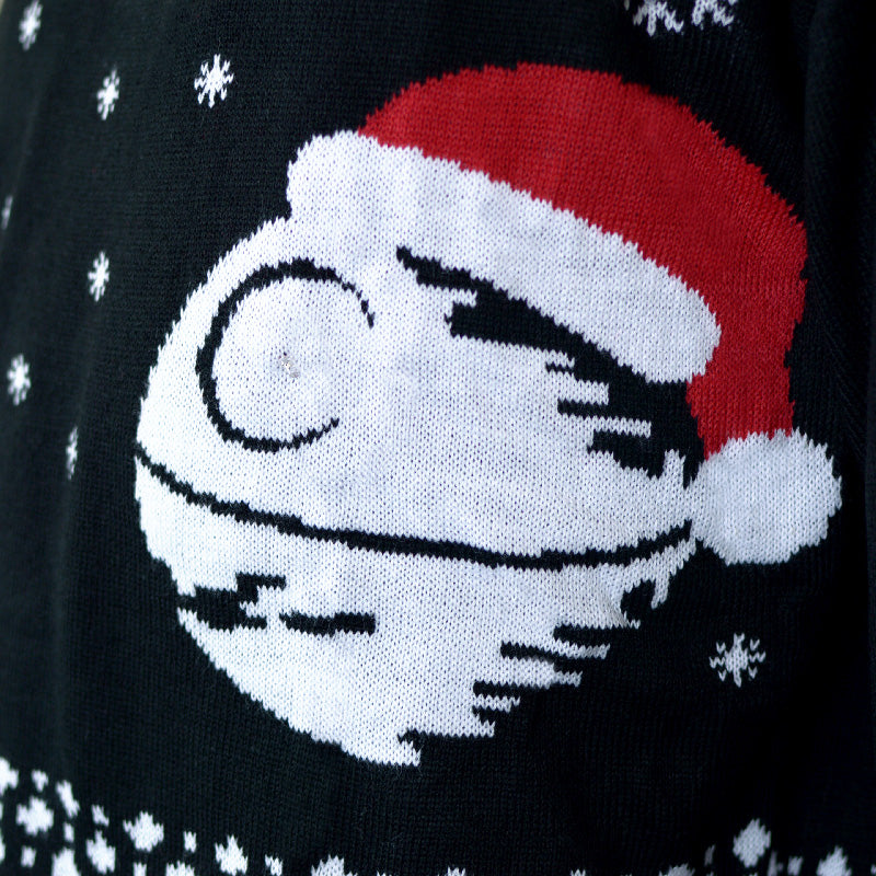 Suéter de Navidad con Luces LED para Hombre Join the Christmas Side detalle 1