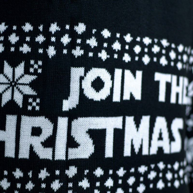 Suéter de Navidad con Luces LED para Hombre Join the Christmas Side detalle 2