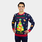 Suéter de Navidad con Luces LED Hombre Mujer Christmas Food
