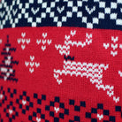 Suéter de Navidad para Familia Rojo Canadá reno