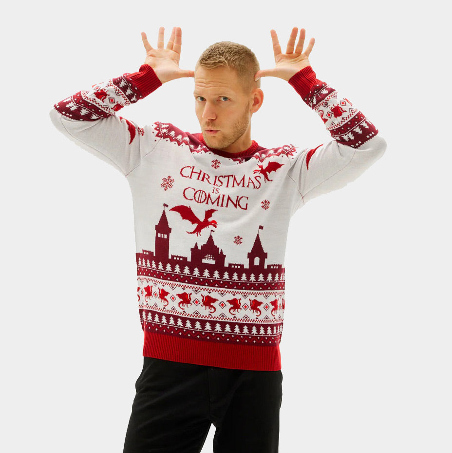 Suéter de Navidad para Hombre Christmas is Coming