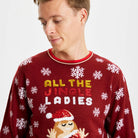 Suéter de Navidad para Hombre Jingles Ladies Lentejuelas
