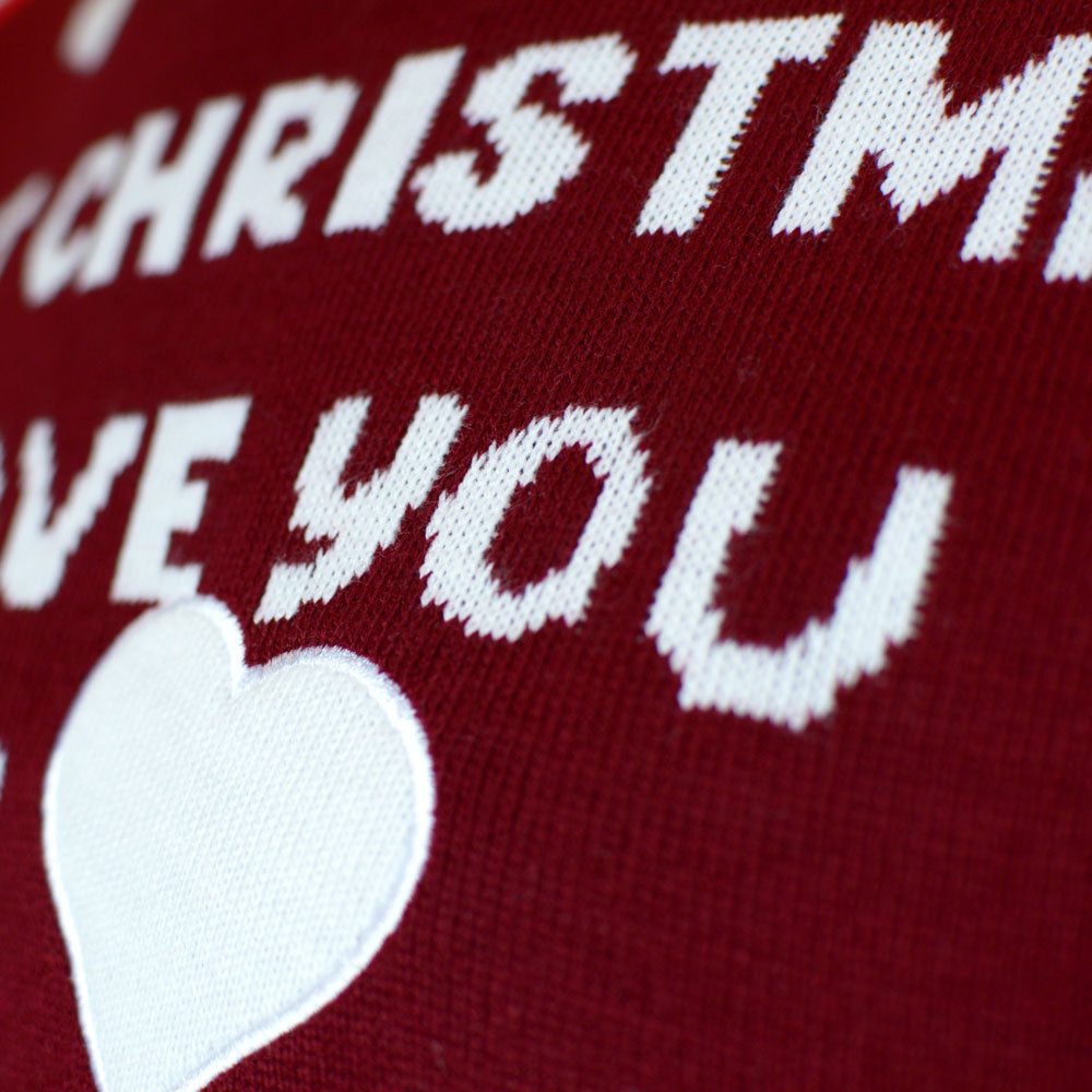 Suéter de Navidad para Hombre Last I gave you my Heart Christmas 
