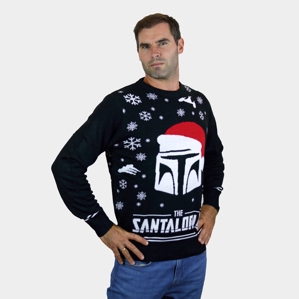 Suéter de Navidad The Santalorian para hombre