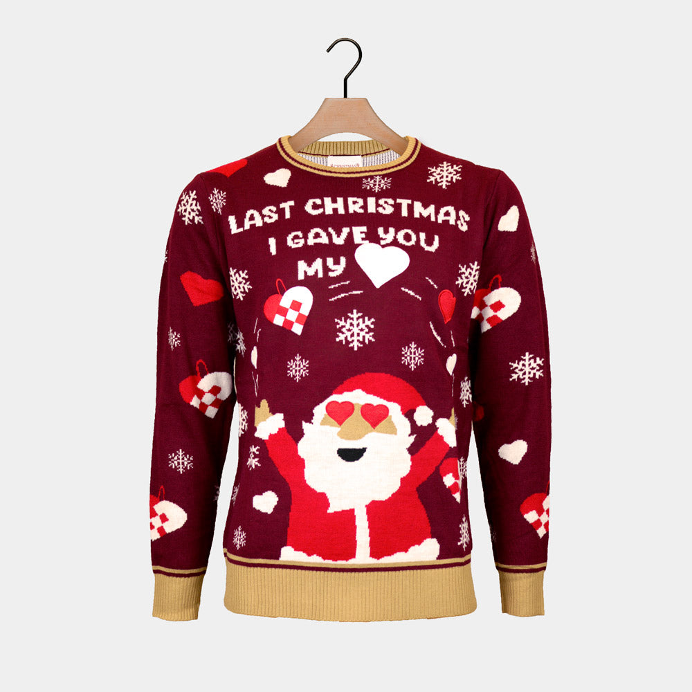Suéter de Navidad Last Christmas I gave you my Heart  para Mujer 
