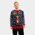 Suéter de Navidad  Luces LED Hombre Jingle Bells
