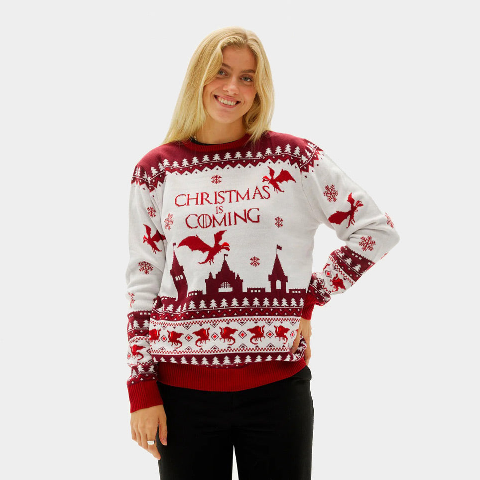 Suéter de Navidad para Mujer Christmas is Coming