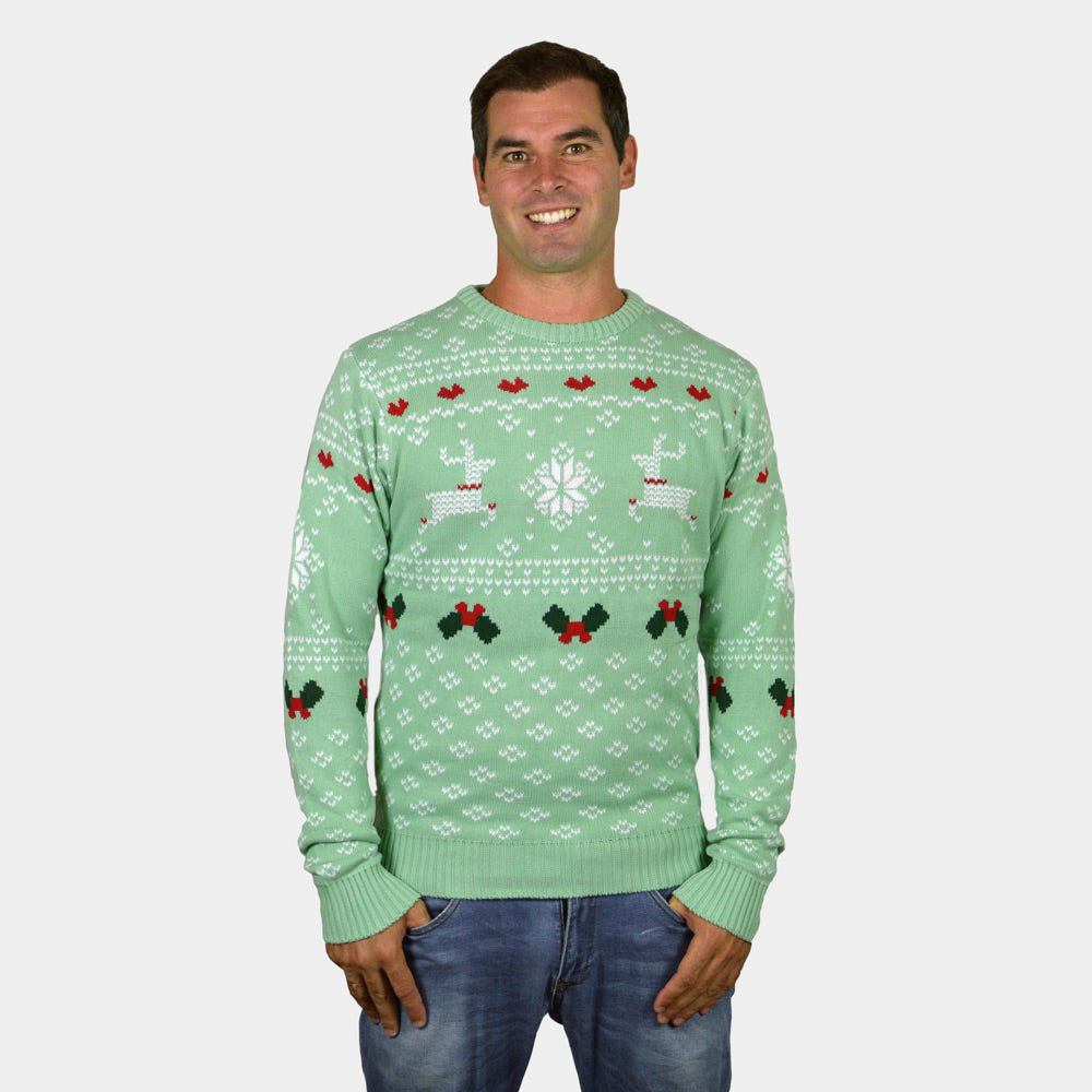 Suéter de Navidad Hombre Mujer Verde Sweet Christmas
