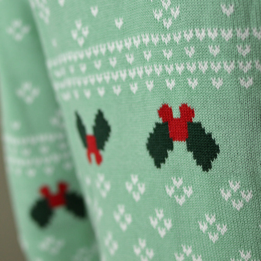 Suéter de Navidad para Mujer Verde Sweet Christmas Detalle