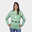 Suéter de Navidad Mujer Niña y Niño Verde Sweet Christmas
