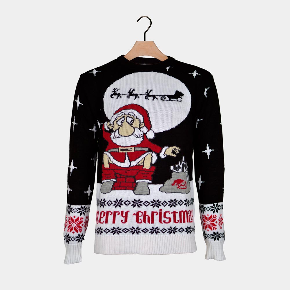 sueterde Navidad para Hombre Santa Descargando